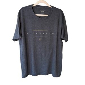 Billabong Men's Charcoal Grey Tee Size L Beachwear Surf Skate Cotton Casual